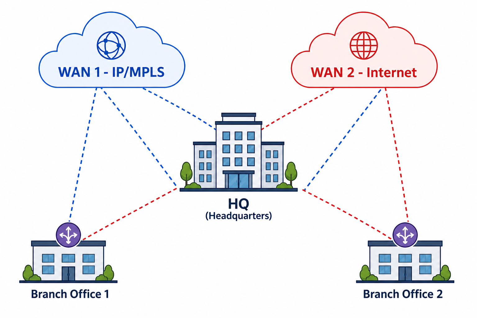VinaKom SD-WAN Network Diagram